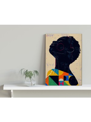 Bk Gift Color Of Woman Tasarımlı Kanvas Tablo 30X50CM-9