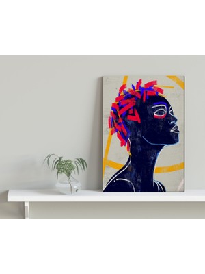 Bk Gift Color Of Woman Tasarımlı Kanvas Tablo 30X50CM-5