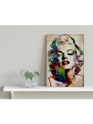 Bk Gift Marilyn Monroe Tasarımlı Kanvas Tablo 30X50CM-1