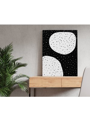 Bk Gift Dots & Spots Tasarımlı Kanvas Tablo 50X70CM-1