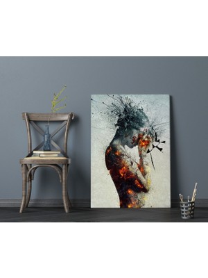 Bk Gift Deliberation Tasarımlı Kanvas Tablo 70X100CM-1