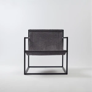 Fineroom Living  Bernie Chair  Metal Koltuk Antrasit