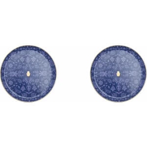 Glamorous Lacivert Düz Tabak 24CM 2'li 04AP021552