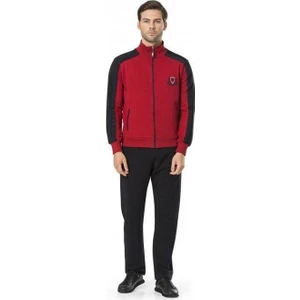Pierre Cardin 7045 Uzun Kollu Erkek Eşofman Takımı - Bordo