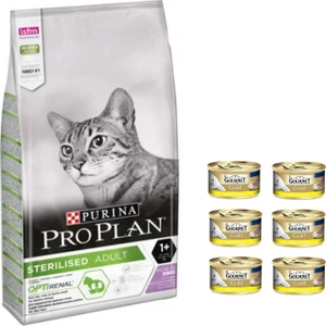 Proplan 10 kg Kısırlaştırılmış Hindili Kedi Maması + 6'lı Gourmet Konserve