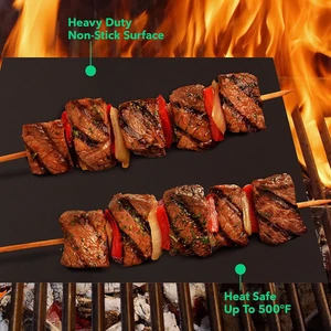 Mangal Barbekü Örtüsü PTFE Teflon® Kumaş 5’li Paket 40x33 cm