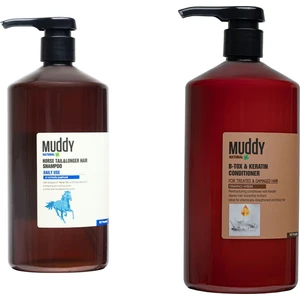 Dökülme Önleyici Horse Tail ŞAMP.1000 Ml.+Onarıcı B-Tox&keratin Conditioner Krem 1000 Ml.