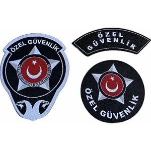 Moda Canel Yeni Tip Kamu Güvenlik Dokuma Arma Takım (Kol Göğüs Kep )