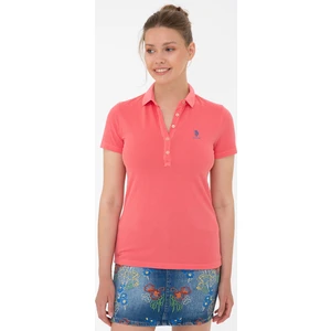 U.S. Polo Assn. Kadın Nar Çiçeği T-Shirt 50234637-VR039