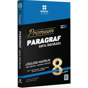 Başka 8. Sınıf Premium Paragraf Soru Bankası
