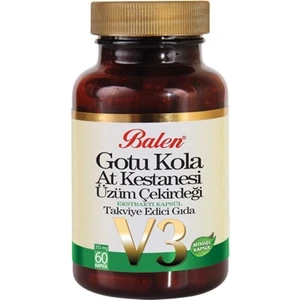 Balen Gotu Kola & At Kestanesi&üzüm Çekirdeği Ekstraktı Kapsül