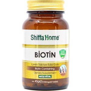 Aksu Vital - Shiffa Home Biotin 60 Tablet 750 Mg.