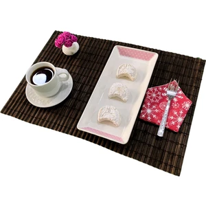 Bambu Hasır Amerikan Servis Tabak Altlığı 12 Adet MODEL:2011