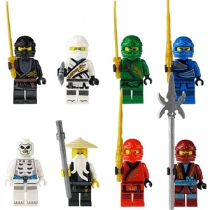 edlyy  Ninjago 8 Li Mini Figür Set Skyblue Süper