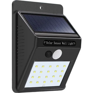 Solar 20 LED Hareket Sensör Duvar Lambası Su Geçirmez Lamba