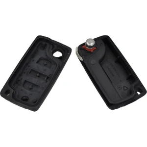 Alpha Auto Part Peugeot , Citroen Için 3 Tuşlu , Sustasız Uzaktan Kumanda Anahtar Düğmesi Kabı