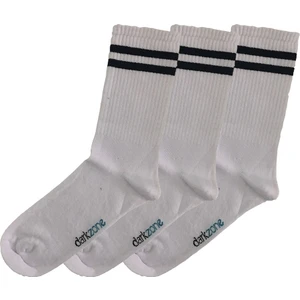 Unisex 3'lü Beyaz Uzun Tenis Çorapı