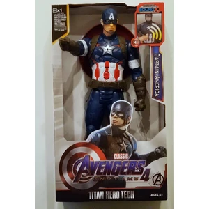 Life Toys Işıklı Sesli Konuşabilen 28 cm Kaptan Amerika Figür