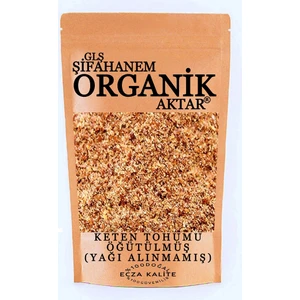 GLŞ Şifahanem Organik Aktar Keten Tohumu Toz Yağı Alınmamış 250 gr