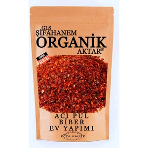 GLŞ Şifahanem Organik Aktar Acı Pul Biber Antep Ev Yapımı 250 gr