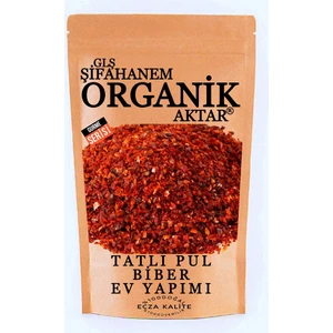 GLŞ Şifahanem Organik Aktar Tatlı Pul Biber Hatay Samandağı Ev Yapımı 250 gr