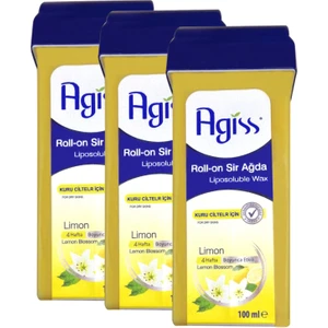 s Limon Roll-On Kuru Ciltler Için Sir Ağda 100 Mlx3 Adet