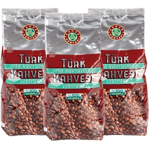 Kahve Dünyası Orta Kavrulmuş Türk Kahvesi Çekirdek 3 x 1 kg