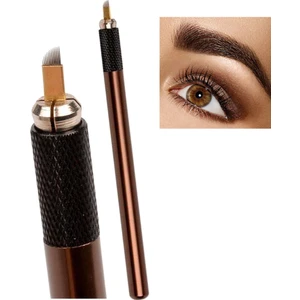 Microblading Kalemi Kahve Kalıcı Makyaj 3D Uygulaması