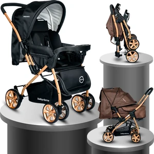 Baby Home BH-760 Gold Çift Yönlü Bebek Arabası