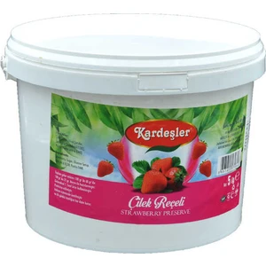 KŞ Kardeşler Şekerleme Kardeşler Çilek Reçeli Kova 5 kg