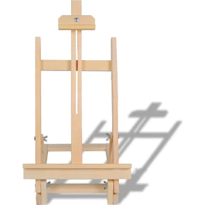 Çanakcı Ahşap Masaüstü Şövale 70 cm Ahşap Resim Ressam Sehpası Ayarlanabilir Şövale