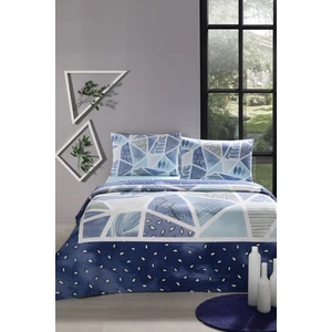 Pike Takımı Çift Kişilik Patch Natural Mavi 230 x 240 cm