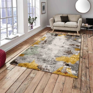 Meka Home Sarı Jet Halı Örtüsü