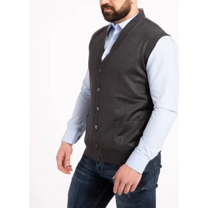 Nacar Çarşı Erkek Füme Ince Triko Yelek