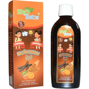 Bio Tabii Biotabii Propolisli-Portakallı Keçiboynuzu Özü (Çocuklar Için) 220 gr