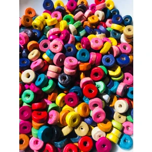 Flea Market 300 Adet Renkli Boncuk ~ En 2mm - Çap 5mm