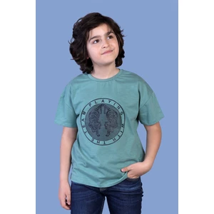 Toontoy Kids Toontoy Erkek Çocuk Kabartma Baskılı Tişört