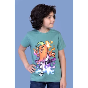 Toontoy Kids Toontoy Erkek Çocuk Acı Biber Baskılı Tişört