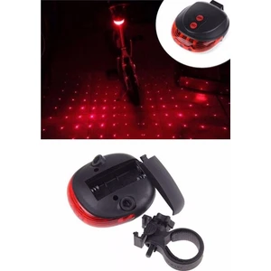 Bisiklet Lambası Lazer Şeritli LED Işıklı Güvenlik Için Arka Stop Lambası