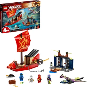 Ninjago® Legacy Destiny's Bounty'nin Son Kaçışı 71749 Ejderha ve Jet Ski Oyuncaklı Gemi Yapım Seti (147 Parça)