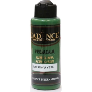 Akrilik Boya 120 ml Koyu Yeşil (Su Bazlı -Ahşap Boya) 9052