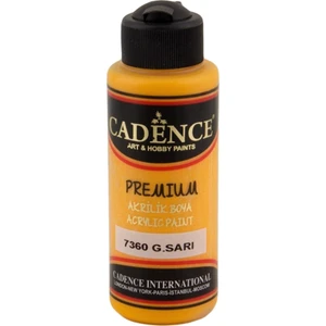 Akrilik Boya 120 ml Güneş Sarı (Su Bazlı -Ahşap Boya)