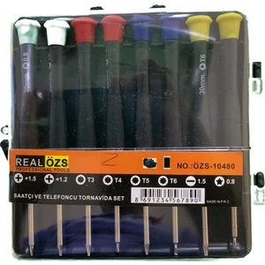 Real Özs Saatçı ve Telefoncu Tornavida Set OZS-10480