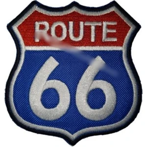 Sim Nakış Route 66 Nakış Işleme Arma Patch Peç