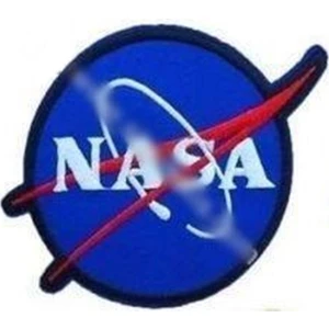 Sim Nakış Nasa Logo Nakış Işleme Arma Patch Peç Mavi