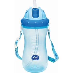 Wee Baby 761 Renkli Pipetli Bardak  Mavi