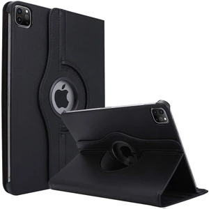 Apple iPad Pro 11 2021 360 Derece Döner Standlı Kılıf - Siyah