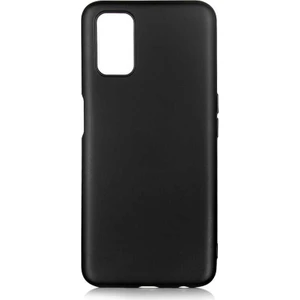 Case 4U Oppo A52 Kılıf Klasik Mat Renkli Yumuşak Premier Silikon Siyah