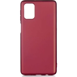 Case 4U Samsung Galaxy M31S Kılıf Klasik Mat Renkli Yumuşak Premier Silikon Mürdüm
