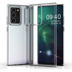 Case 4U Samsung Galaxy Note 20 Ultra Kılıf A+ Şeffaf Lüx Süper Yumuşak 0.3mm Ince Slim Silikon